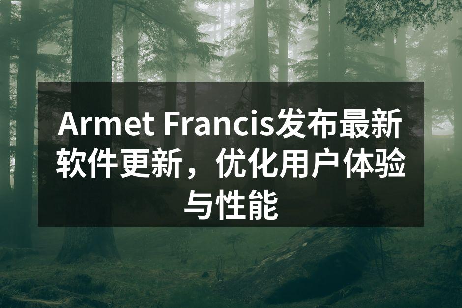 Armet Francis团队讨论软件更新细节