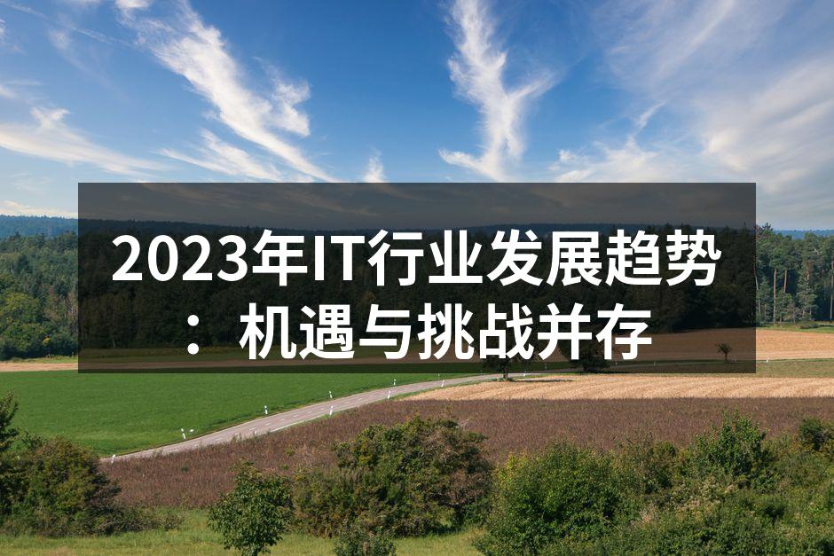 IT行业未来展望